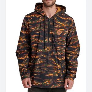 NWT Reef Jackets & Coats Reef Pullover Anorak Hoodie Jacket Mens Camo Medium